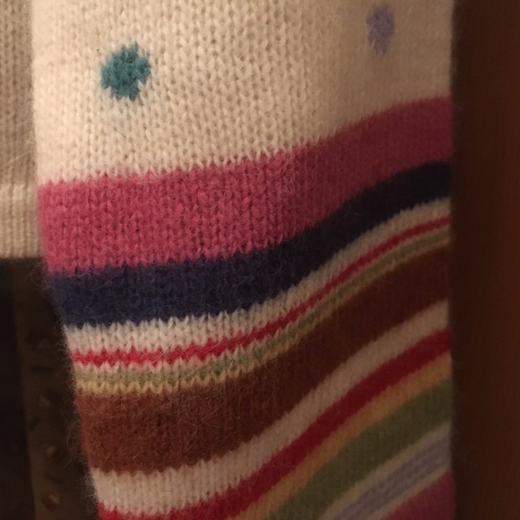 Garnet Hill Polka Dot Sweater - Picture 3 of 6